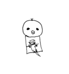 変な鳥 ミコアイサちゃん（個別スタンプ：11）
