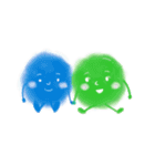 colorful hairball（個別スタンプ：14）