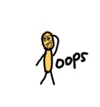 黄色い棒人間（個別スタンプ：6）