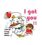 Meiya ＆ Bado( International Edition)（個別スタンプ：8）