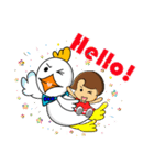 Meiya ＆ Bado( International Edition)（個別スタンプ：13）
