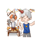 Sirius and his happy friends life cut.（個別スタンプ：40）