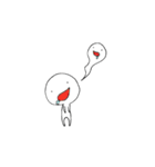 無口なよだれくん（個別スタンプ：1）