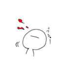 無口なよだれくん（個別スタンプ：6）