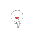 無口なよだれくん（個別スタンプ：17）