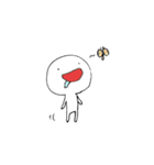 無口なよだれくん（個別スタンプ：37）