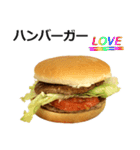 ハンバーガー2。（個別スタンプ：5）