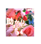 薔薇の花♡City Girl_挨拶メッセージ（個別スタンプ：15）