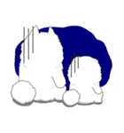 サモエド犬 モフハチロウ2 英語と日本語版（個別スタンプ：17）