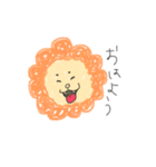 クレヨンのらいおんさん（個別スタンプ：2）