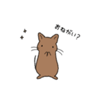 らくがきデグー（個別スタンプ：11）