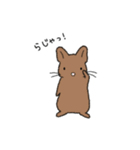 らくがきデグー（個別スタンプ：17）