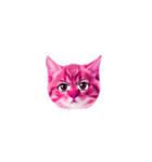 ピンクの子猫（個別スタンプ：4）