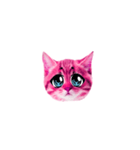 ピンクの子猫（個別スタンプ：7）