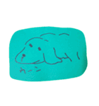 うろんな目付きの動物(緑)（個別スタンプ：10）