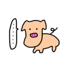 シュールなゆるブタ（個別スタンプ：10）