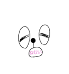 手書きしろくまさん（個別スタンプ：3）