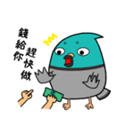 FatBaby ＆ Pigeon（個別スタンプ：4）