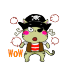 Kyaputen Neko Kaizoku - Nekopira（個別スタンプ：2）