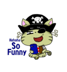 Kyaputen Neko Kaizoku - Nekopira（個別スタンプ：3）