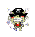 Kyaputen Neko Kaizoku - Nekopira（個別スタンプ：5）