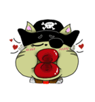 Kyaputen Neko Kaizoku - Nekopira（個別スタンプ：11）