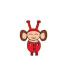 ルビーのサルさん（個別スタンプ：1）