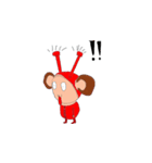 ルビーのサルさん（個別スタンプ：3）