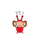 ルビーのサルさん（個別スタンプ：14）