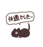 猫の楽しい旅 日本語（個別スタンプ：20）