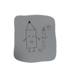 鉛筆くん（個別スタンプ：5）