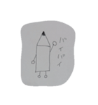 鉛筆くん（個別スタンプ：8）