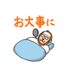 テニスをするサル（個別スタンプ：30）