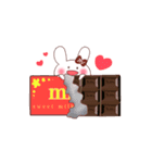 みみーちゃんスタンプ(バレンタインの姿)（個別スタンプ：1）