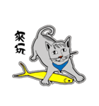 The QQcat's life（個別スタンプ：4）