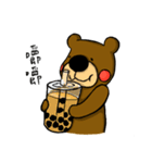 Little Brown Bear Loves To Eat（個別スタンプ：4）