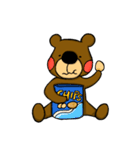 Little Brown Bear Loves To Eat（個別スタンプ：11）