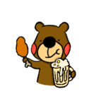 Little Brown Bear Loves To Eat（個別スタンプ：33）