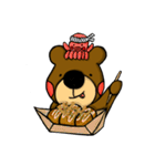 Little Brown Bear Loves To Eat（個別スタンプ：36）