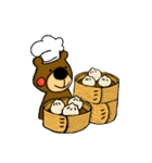 Little Brown Bear Loves To Eat（個別スタンプ：37）