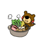 Little Brown Bear Loves To Eat（個別スタンプ：38）