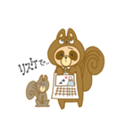 エンジニアアライグマのクロスくん（個別スタンプ：3）