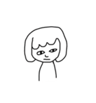 女の子とくまとうさぎとわかめ（個別スタンプ：5）