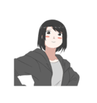 Jacket Girl（個別スタンプ：2）
