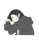 Jacket Girl（個別スタンプ：5）