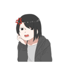 Jacket Girl（個別スタンプ：6）