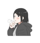Jacket Girl（個別スタンプ：9）