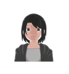 Jacket Girl（個別スタンプ：12）