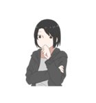Jacket Girl（個別スタンプ：13）