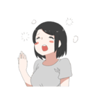 Jacket Girl（個別スタンプ：17）